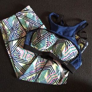 Reflective Victoria’s Secret Crop & Sports Bra